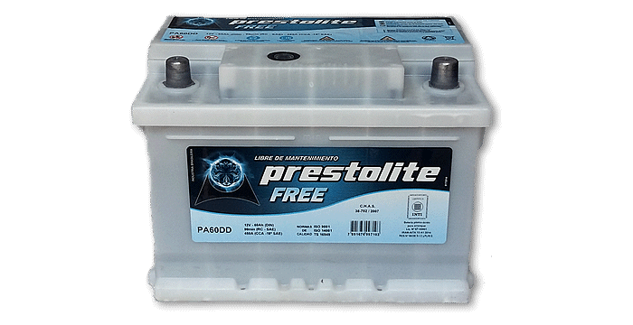 Baterías Zárate | Representantes directos de baterías Prestolite en Salta • Batería Prestolite PA 60 DD
