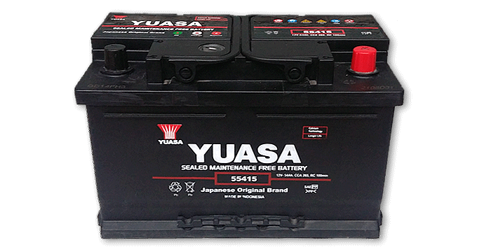 Baterías Zárate | Somos representantes directos de baterías Yuasa en Salta • Batería Yuasa 12v X 54AH
